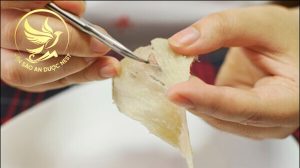 cách rút lông yến nguyên tổ